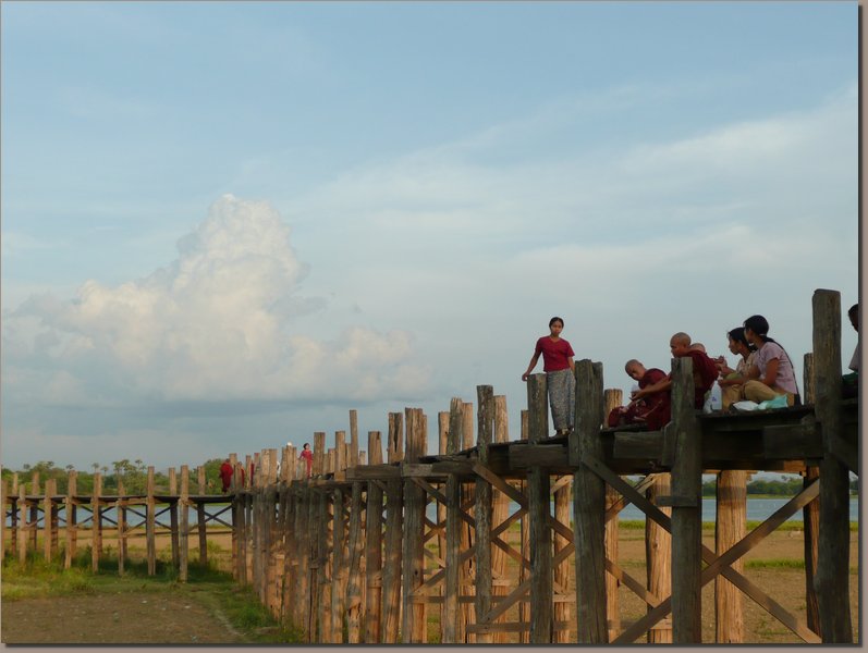 Burma - U-Bein-Brcke in Amarapura