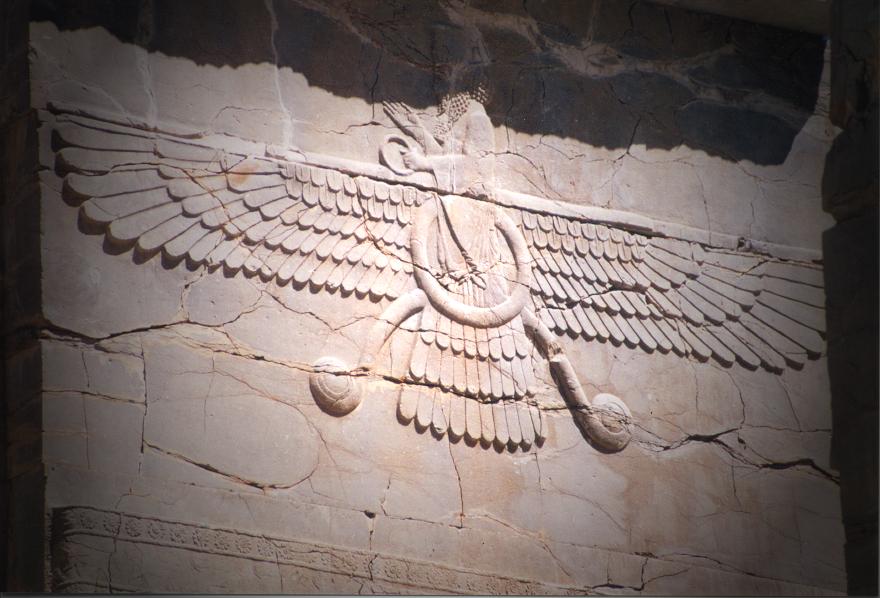 Persepolis - Ahura Mazda, gttliches Symbol der Zoroastrier